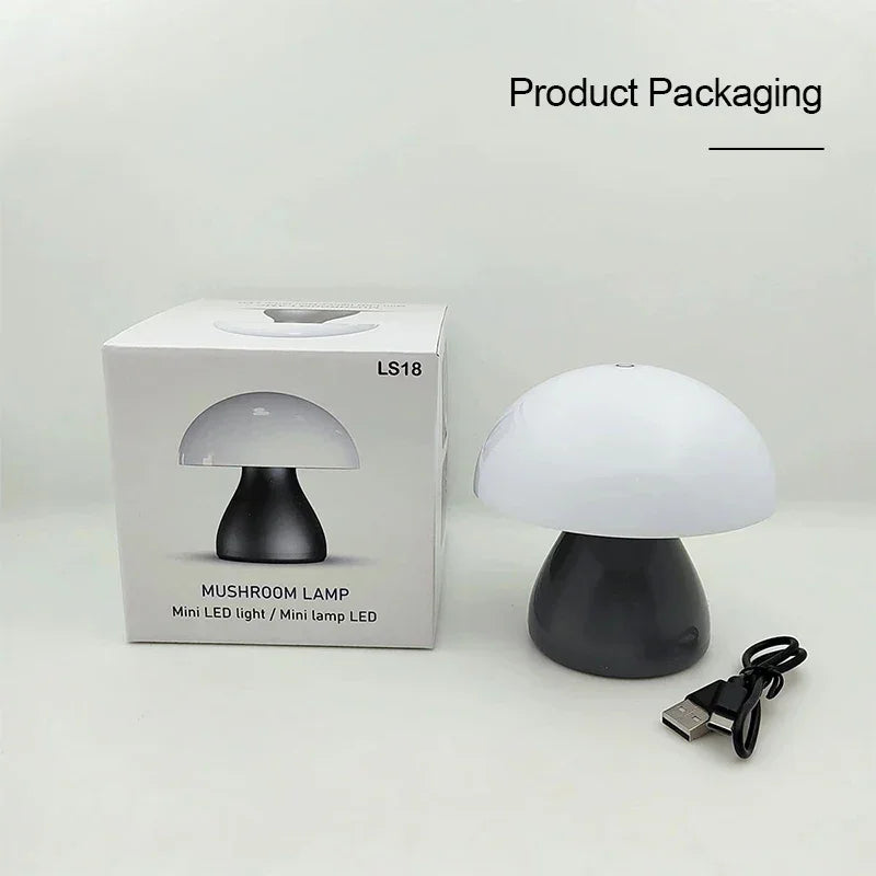 Cozy Mushroom LED Touch Lamp
